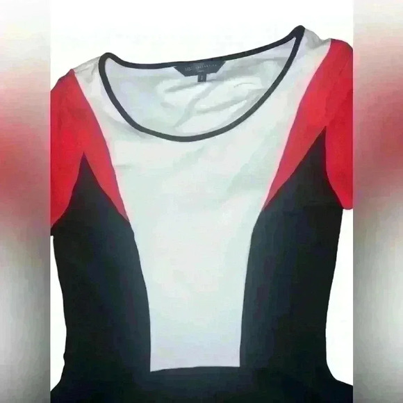 M&S COLLECTIÓN Petite Sz 6 Short Sleeves Crew Neck Dopamine Summer Spring - Picture 2 of 6